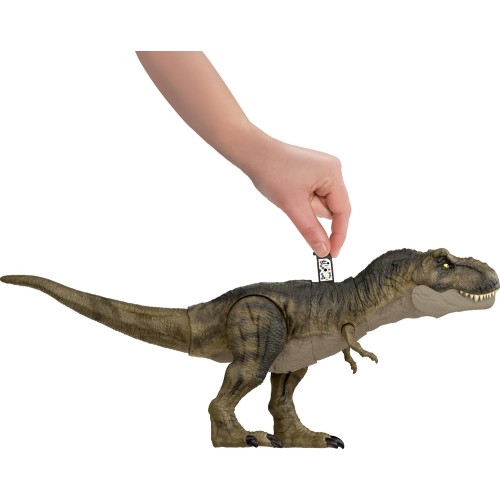 Mattel Jurassic World NEW T-Rx That Is Hitting And Devouring HDY55 