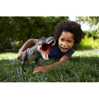 Mattel Jurassic World NEW T-Rx That Is Hitting And Devouring HDY55 