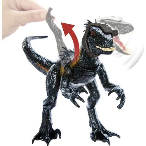 Mattel Λαμπάδα Jurassic World Track N Attack Indoraptor Με Φώτα, Ήχους Kαι Λειτουργίες Επίθεσης HKY11 