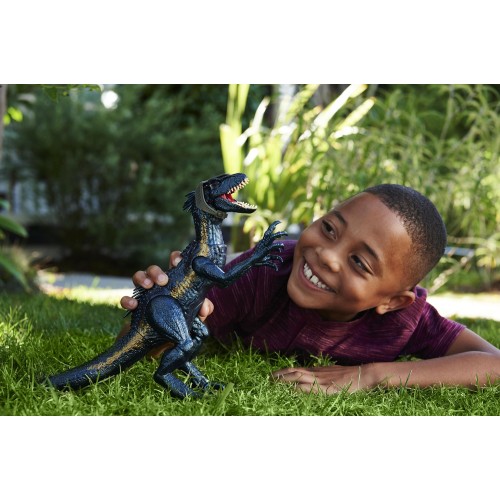 Mattel Λαμπάδα Jurassic World Track N Attack Indoraptor Με Φώτα, Ήχους Kαι Λειτουργίες Επίθεσης HKY11 