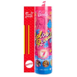 Mattel Λαμπάδα Barbie Dolls And Accessories, Color Reveal Με 7 Εκπλήξεις - Φρουτάκια HJX49 