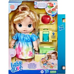 Hasbro Baby Alive Fruity Sips Doll, Apple, Blonde Hair F7356 