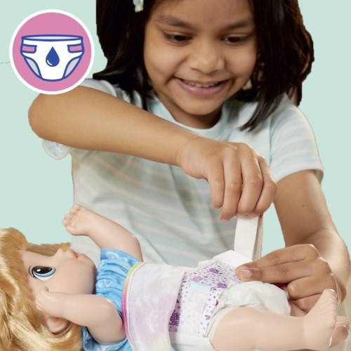 Hasbro Baby Alive Fruity Sips Doll, Apple, Blonde Hair F7356 
