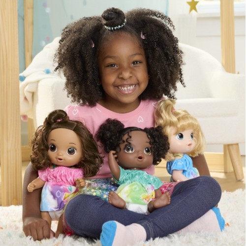 Hasbro Λαμπάδα Baby Alive Fruity Sips Doll, Apple Κούκλα Ξανθιά F7356 