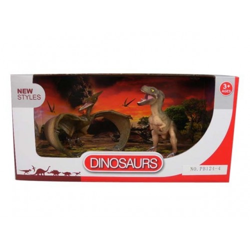 Toys-shop Choice Benteng Dinosaurs Τυρανόσαυρος & Κουετσαλκοάτλους Σετ JZ042223 5202015422234