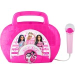 eKids Barbie Sing Along Karaoke Karaoke Boombox Για Παιδιά Με Μικρόφωνο, Ενσωματωμένη Μουσική BE-115 092298955858