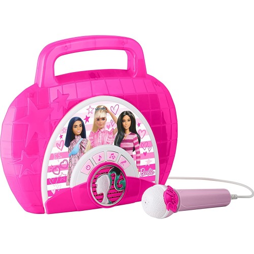 eKids Barbie Sing Along Karaoke Karaoke Boombox Για Παιδιά Με Μικρόφωνο, Ενσωματωμένη Μουσική BE-115 092298955858