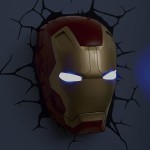 The Source Marvel Iron Man Mask 3D Wall Light Παιδικό Φωτιστικό 49465 816733840604