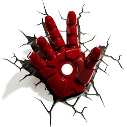 The Source Marvel Iron Man Hand 3D Nightlight Red Φωτιστικό Παιδικό 75195 816733840598