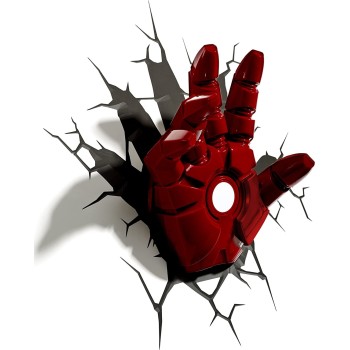 The Source Marvel Iron Man Hand 3D Nightlight Red Φωτιστικό Παιδικό 75195 816733840598