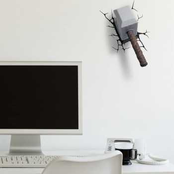 The Source Marvel Thor Hammer 3D LED Light 49464 816733002170