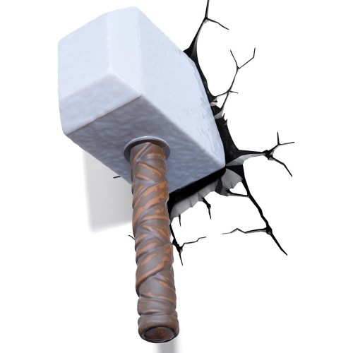 The Source Marvel Thor Hammer 3D LED Light 49464 816733002170