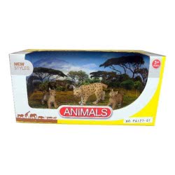 Toys-shop Choice Benteng Animals Αγριόγατα Με Τα 2 Μωρά Της Σετ JZ042266 5202015422661
