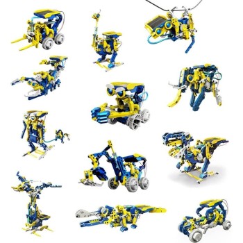 The Source Construct And Create 12 In 1 Solar Hydraulic Construction Kit 71510 5060512150520