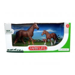 Toys-shop Choice Benteng Farm Life 2 Άλογα Σετ JZ042371 5202015423712
