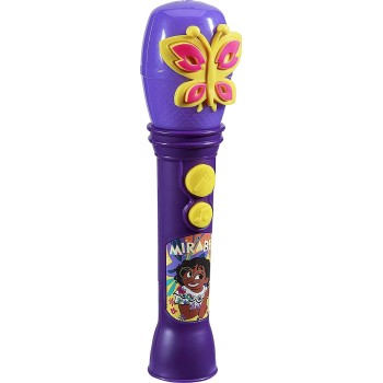 eKids Encanto Ασύρματο Μικρόφωνο Karaoke για παιδιά με ενσωματωμένη μουσική, φωτισμό, Sound Effects EN-070 092298953311