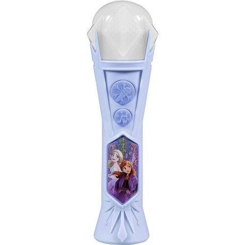 eKids Frozen 2 Ασύρματο Μικρόφωνο Karaoke για παιδιά με ενσωματωμένη μουσική, φωτισμό, Sound Effects FR-070 092298943480