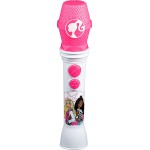 eKids Barbie Ασύρματο Μικρόφωνο Karaoke για παιδιά με ενσωματωμένη μουσική, φωτισμό, Sound Effects BE-070 092298955841