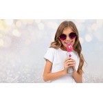eKids Barbie Ασύρματο Μικρόφωνο Karaoke για παιδιά με ενσωματωμένη μουσική, φωτισμό, Sound Effects BE-070 092298955841