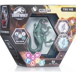 wow stuff Wow! Pods Jurassic World Camp Cretaceous SFX Velociraptor Blue JUR-1005-01 5055394019188