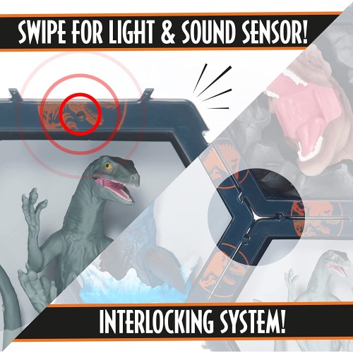 wow stuff Wow! Pod Jurassic World Camp Cretaceous SFX Velociraptor Blue JUR-1005-01 5055394019188