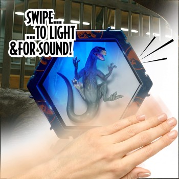 wow stuff Wow! Pod Jurassic World Camp Cretaceous SFX Velociraptor Blue JUR-1005-01 5055394019188