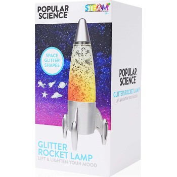 wow stuff Popular Science Mini Rocket Glitter Lamp | Stem Toys And Gifts For Educatio PS-1005 5055394017788