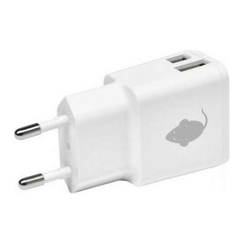 green mouse Wall Adapter Dual USB/USB-C charger 003233 8719689554866