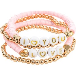 great pretenders Pink Love Bracelet 4 Pcs 84110 771877841101