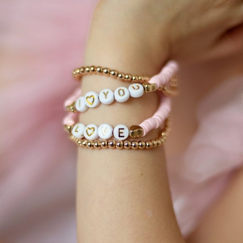 great pretenders Pink Love Bracelet 4 Pcs 84110 771877841101