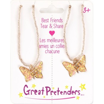 Great Pretenders BFF Butterfly Share & Tear, Pink 86113 771877861130