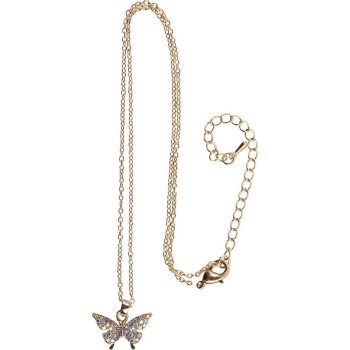 great pretenders Boutique Butterfly Gem Necklace 90401 771877904011