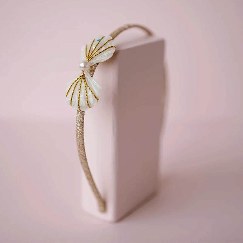great pretenders Boutique Golden Mermaid Shell Headband 91209 771877912092