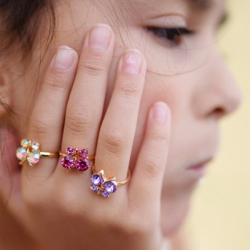 great pretenders Set 3Pc Butterfly Rings. 90206 771877902062
