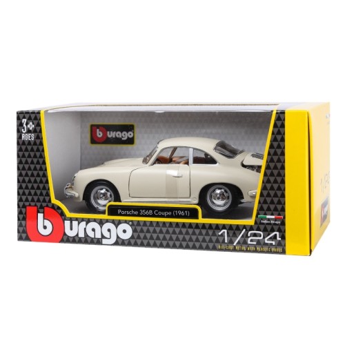 Bburago 1/24 Porsche 356B Coupe (1961) 1Pcs 18/22079 4893993220793