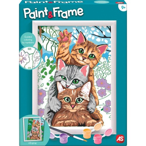 As company Paint And Frame Ζωγραφίζω Με Αριθμούς Funny Kitties Για Ηλικίες 9+ Χρονών 1038-41010 5203068410100