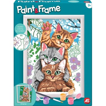 As company Paint And Frame Ζωγραφίζω Με Αριθμούς Funny Kitties Για Ηλικίες 9+ Χρονών 1038-41010 5203068410100