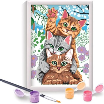 As company Paint And Frame Ζωγραφίζω Με Αριθμούς Funny Kitties Για Ηλικίες 9+ Χρονών 1038-41010 5203068410100
