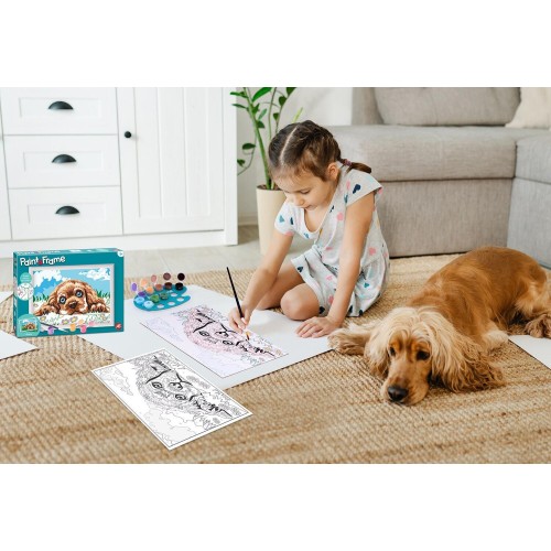 As company Paint And Frame Ζωγραφίζω Με Αριθμούς Loving Puppy Για Ηλικίες 9+ Χρονών 1038-41012 5203068410124