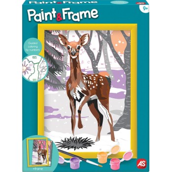 As company Paint And Frame Ζωγραφίζω Με Αριθμούς Snow Deer Για Ηλικίες 9+ Χρονών 1038-41014 5203068410148