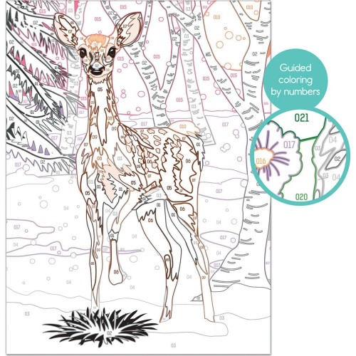 As company Paint And Frame Ζωγραφίζω Με Αριθμούς Snow Deer Για Ηλικίες 9+ Χρονών 1038-41014 5203068410148