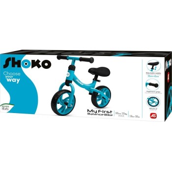 As company Shoko Παιδικό Ποδήλατο Ισορροπίας Σε Μπλε Χρώμα Για Ηλικίες 18-36 Μηνών 5004-50513 5203068505134