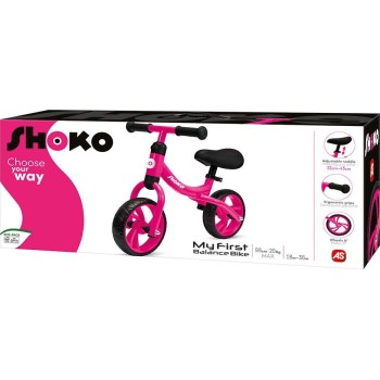 As company Shoko Childrens Balance Bike In Fuchsia Color For Ages 18-36 Months 5004-50516 5203068505165