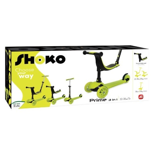 As company Shoko Childish Skateboard 3 In 1 In Lick Color For 1+ Year Old 5004-50519 5203068505196