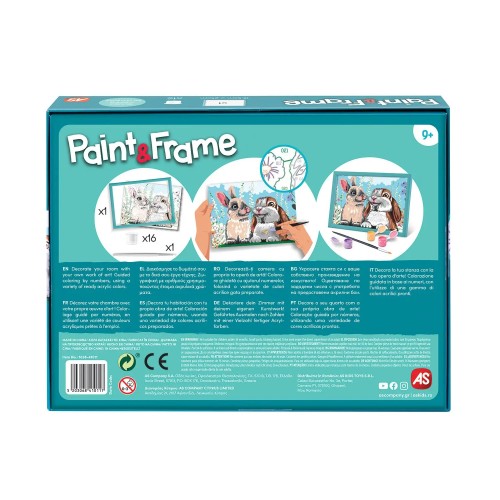 As company Paint and Frame Ζωγραφίζω Με Αριθμούς Cute Bunnies Για Ηλικίες 9+ Χρονών 1038-41011 5203068410117
