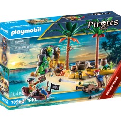 Playmobil Pirates Pirate Treasure Island With Rowboat 70962 4008789709622