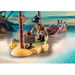 Playmobil Pirates Pirate Treasure Island With Rowboat 70962 4008789709622