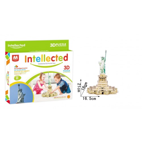 Toys-shop Choice Yahong Toys Παζλ 3D 22Τεμάχια Άγαλμα Της Ελευθερίας JK069155 5202015691555