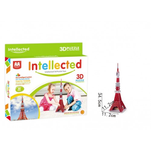 Toys-shop Choice Yahong Toys Παζλ 3D 30Τεμάχια Tokyo Tower JK069160 5202015691609