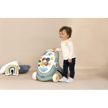 Smoby Little  Baby Walker By  – Detachable Activity Play Board – Babys First Doll 7600140304 3032161403045